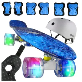 deskorolka-fiszka-dziecieca-56cm-kola-led-rgb-kask-54-58-ochraniacze