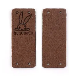 naszywka-wszywka-metka-zamszowa-krolik-brazowy-handmade-50x20-mm