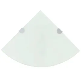 polki-narozne-2-szt-z-chromowanymi-wspornikami-biale-35x35cm