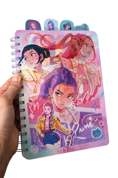 notes-spiralny-efekt-3d-kpop-demon-hunters-stan-nowy-rodzaj-notes
