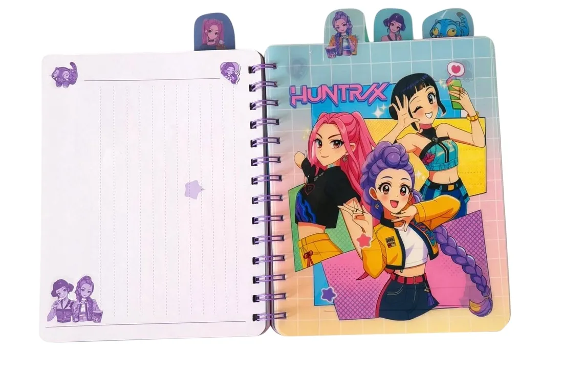 notes-spiralny-efekt-3d-kpop-demon-hunters