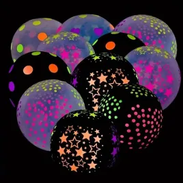 balony-lateksowe-fluorescencyjne-gwiazdki-kropki-zestaw-10-sztuk-urodziny