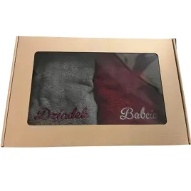 babcia-dziadek-komplet-recznikow-bawelnianych-popiel-bordo