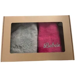 babcia-dziadek-komplet-recznikow-bawelnianych-popiel-roz