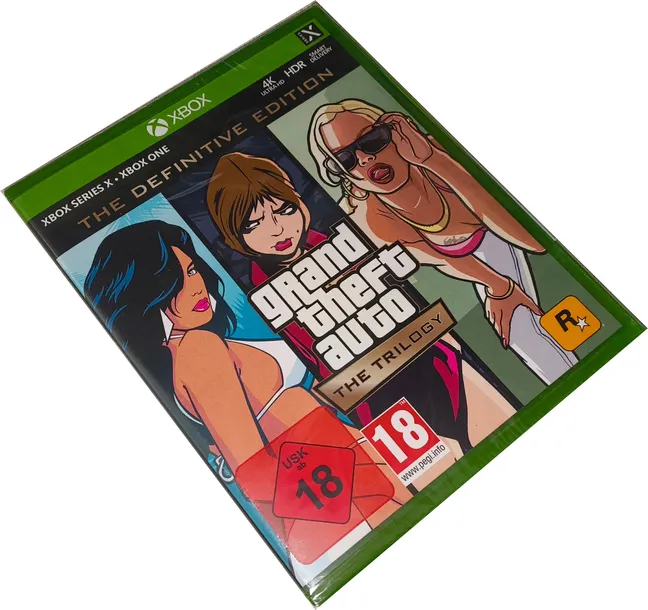 GTA Grand Theft Auto Trilogy The Definitive Edition / NOWA / 3 gry / XBOX