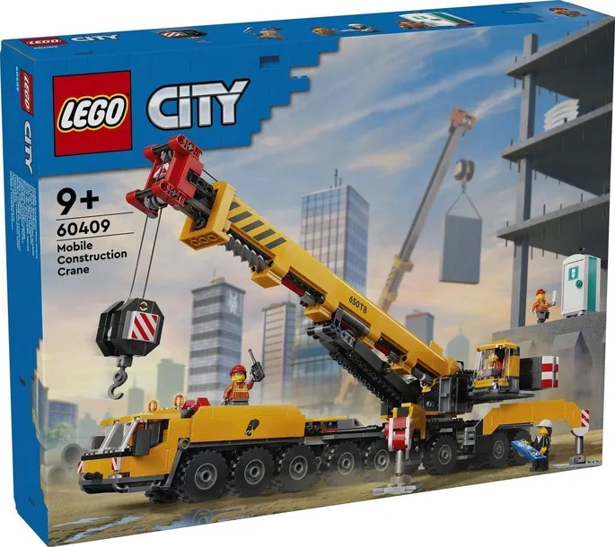 LEGO 60409 CITY - ŻÓŁTY RUCHOMY ŻURAW
