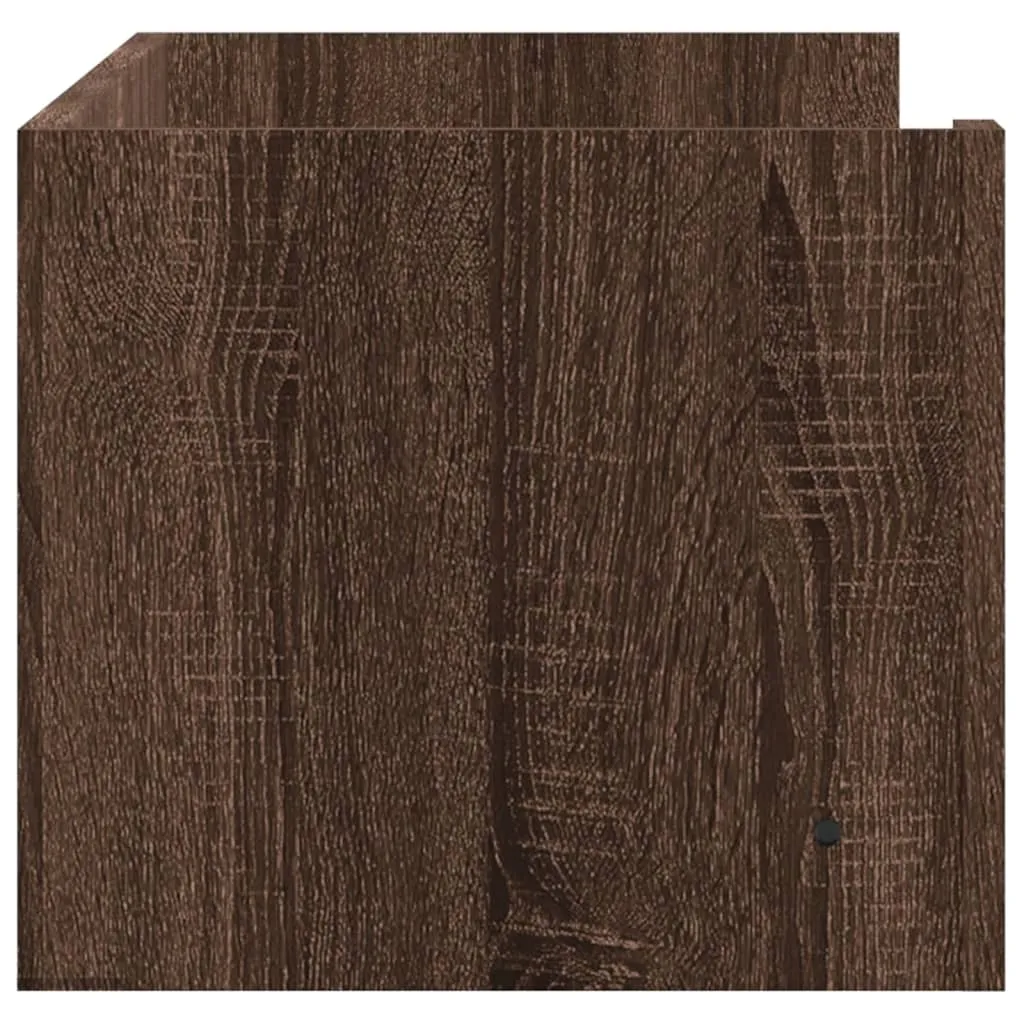 polka-scienna-brazowy-dab-100x35x305-cm-stan-nowy