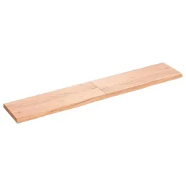polka-brazowa-160x30x-2-4-cm-lakierowane-lite-drewno-debowe