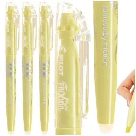 zakreslacz-mazak-scieralny-frixion-light-soft-zolty-pilot-3-sztuki