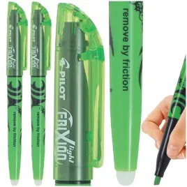 zakreslacz-mazak-scieralny-frixion-light-szkolny-zielony-pilot-2-sztuki