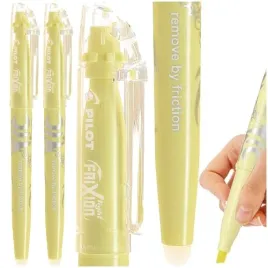 zakreslacz-mazak-scieralny-frixion-light-soft-zolty-pilot-2-sztuki