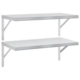 polki-scienne-2-szt-75x40-cm-srebrna-stal-nierdzewna