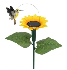 solarna-ozdoba-ogrodowa-latajacy-koliber-slonecznik