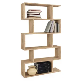 regal-stojacy-90x162-sonoma-nowoczesny-regal-na-ksiazki-polki-salon-biuro