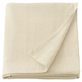 narzuta-na-lozko-kremowy-bezowy-150x250-bawelna-ikea-indira