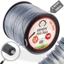 zylka-do-kosy-spalinowej-wykaszarki-24mm-100m-okragla-zbrojona-demon