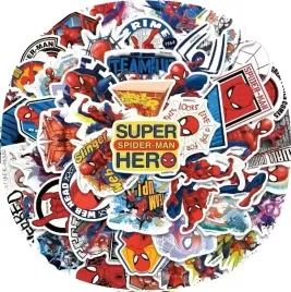marvel-naklejki-dla-dzieci-zestaw-spiderman-50-sztuk-wzor2