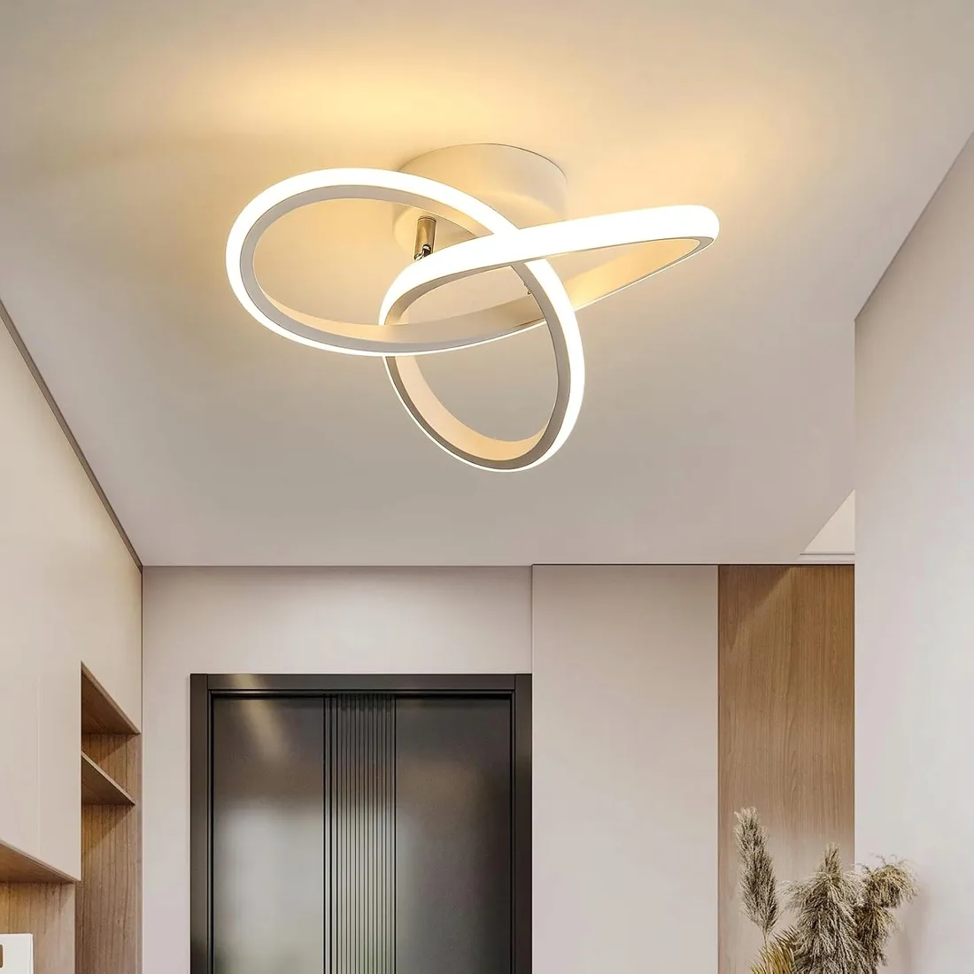 lampa-wiszaca-led-plafon-zlota-3kolory-loft-nowoczesna-wstega-okregi-30cm