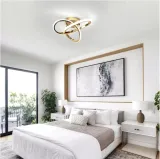 lampa-wiszaca-led-plafon-zlota-3kolory-loft-nowoczesna-wstega-okregi-30cm-zasilanie-sieciowe