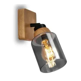 lampa-scienna-kinkiet-e27-loft-drewno-i-szklo-dymione-do-salonu-sypialni