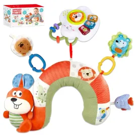 poduszka-sensoryczna-dla-niemowlaka-rogal-tummy-time-pianinko-grzechotki