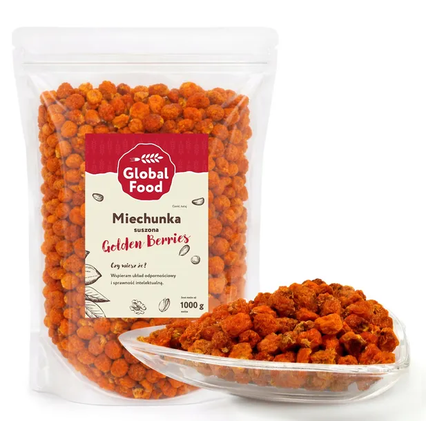 MIECHUNKA SUSZONA 1kg (1000g) JAGODA PERUWIAŃSKA NATURALNA