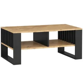 stolik-kawowy-z-lamelami-92x53-dab-artisan-czarny-lawa-kawowa-do-salonu