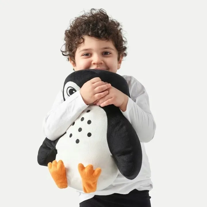 ikea-blavingad-poduszka-pingwin-pluszak-40cm-pingwinek