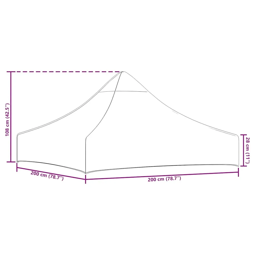 dach-do-namiotu-oxford-600d-2x2m-bialy-stan-nowy