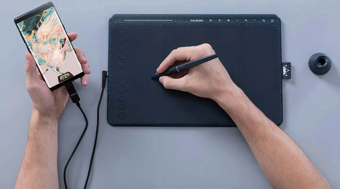 tablet-graficzny-huion-hs611-grey-stan-nowy