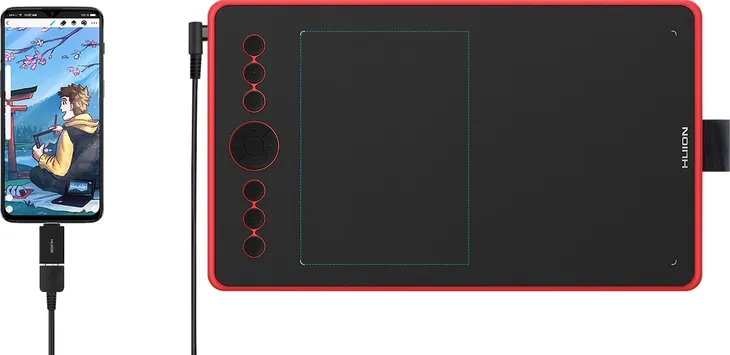 tablet-graficzny-huion-h320m-red-stan-nowy-model-h320m