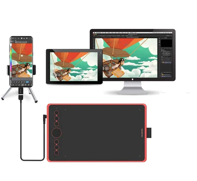 tablet-graficzny-huion-h320m-red-stan-nowy-stan-opakowania-oryginalne