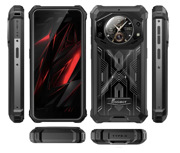 Smartfon pancerny FOSSiBOT F101 Pro 8 GB / 128 GB 4G (LTE) NFC czarny