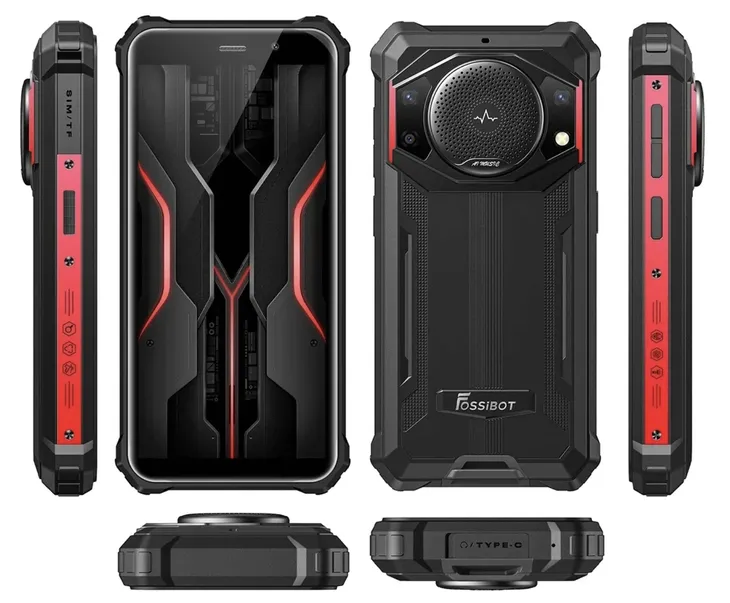Smartfon pancerny FOSSiBOT F101P 4 GB / 64 GB 4G (LTE) Czarny