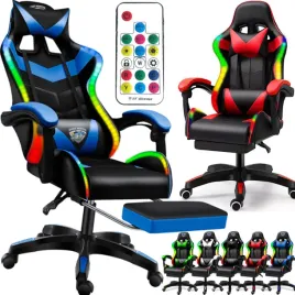 fotel-led-z-masazem-plecow-gamingowy-komputerowy-obrotowy-gracza-podnozek