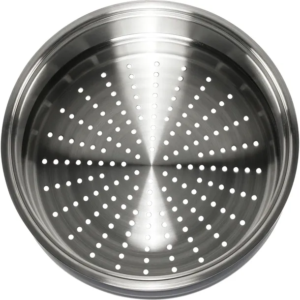 staub-la-cocotte-24cm-rund-mit-dampfeinsatz-graphitgrau