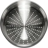 staub-la-cocotte-24cm-rund-mit-dampfeinsatz-graphitgrau