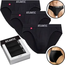 atlantic-slipy-meskie-3pak-sport-majtki-bawelniane-3mp094-czarny-m
