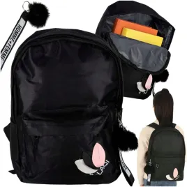 lekki-plecak-szkolny-mlodziezowy-a4-czarny-oxford-600d-z-brelokiem