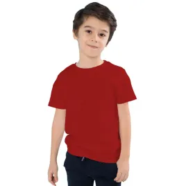 koszulka-dziecieca-t-shirt-dla-dziecka-bawelniana-czerwona-158-164