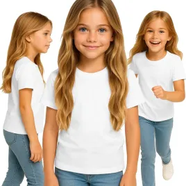 koszulka-dziecieca-t-shirt-dla-chlopca-dziewczynki-biala-146-152