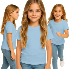 koszulka-dziecieca-t-shirt-dla-chlopca-dziewczynki-blekitna-122-128