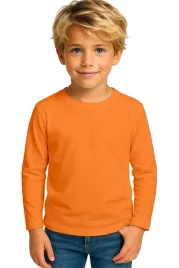 bluzka-koszulka-dziecieca-t-shirt-z-dlugim-rekawem-pomaranczowa-122-128