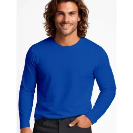 koszulka-meska-z-dlugim-rekawem-longsleeve-dopasowany-bluzka-xl-niebieska