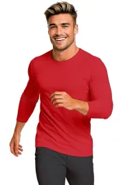 koszulka-meska-z-dlugim-rekawem-longsleeve-dopasowany-bluzka-m-czerwona