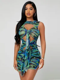 tc11116-shein-sukienka-mini-siateczka-wyciecia-wiazania-bodycon-s