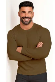 koszulka-meska-z-dlugim-rekawem-longsleeve-dopasowany-bluzka-m-khaki