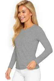 bluzka-damska-longsleeve-dopasowany-koszulka-dlugi-rekaw-m-melanz
