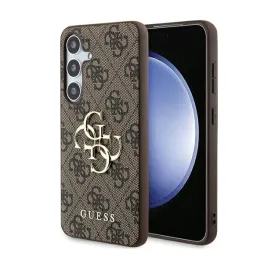guess-4g-big-metal-logo-etui-samsung-galaxy-a55-5g-brazowy
