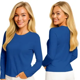bluzka-damska-dopasowana-longsleeve-koszulka-z-dlugim-rekawem-l-niebieska